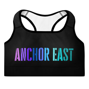 Anchor East Rainbow Padded Sports Bra