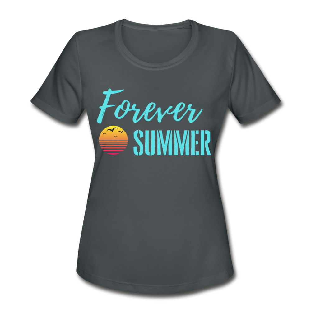 Women's Dri Fit Forever Summer Tee - charcoal