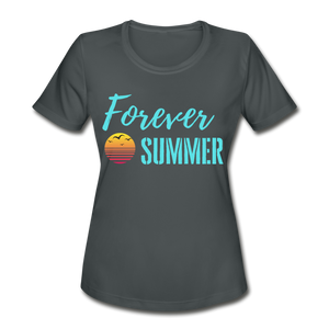Women's Dri Fit Forever Summer Tee - charcoal