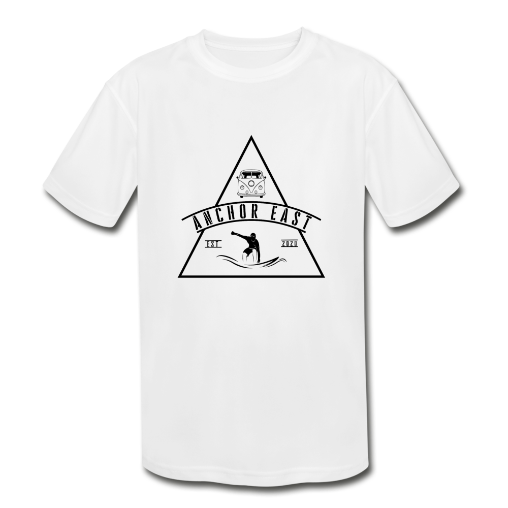 Boys Dri Fit Surf Competition Tee - white