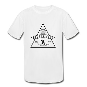 Boys Dri Fit Surf Competition Tee - white