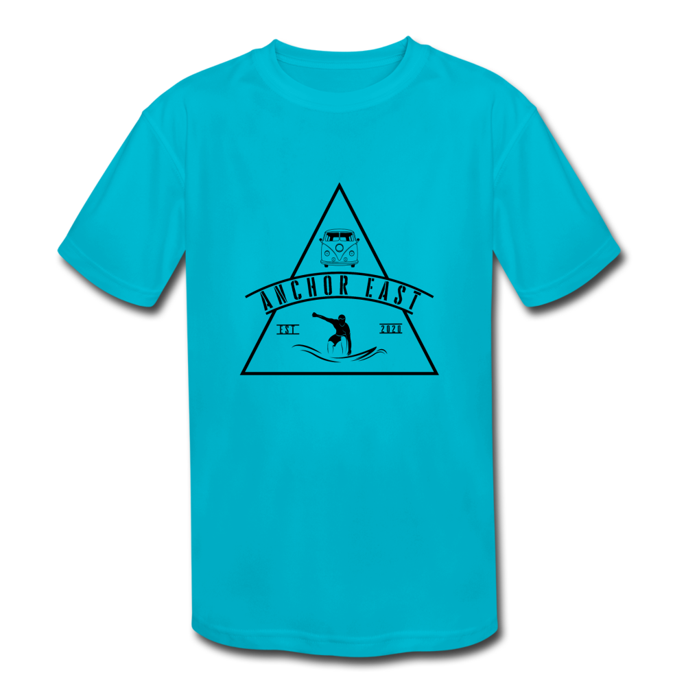 Boys Dri Fit Surf Competition Tee - turquoise