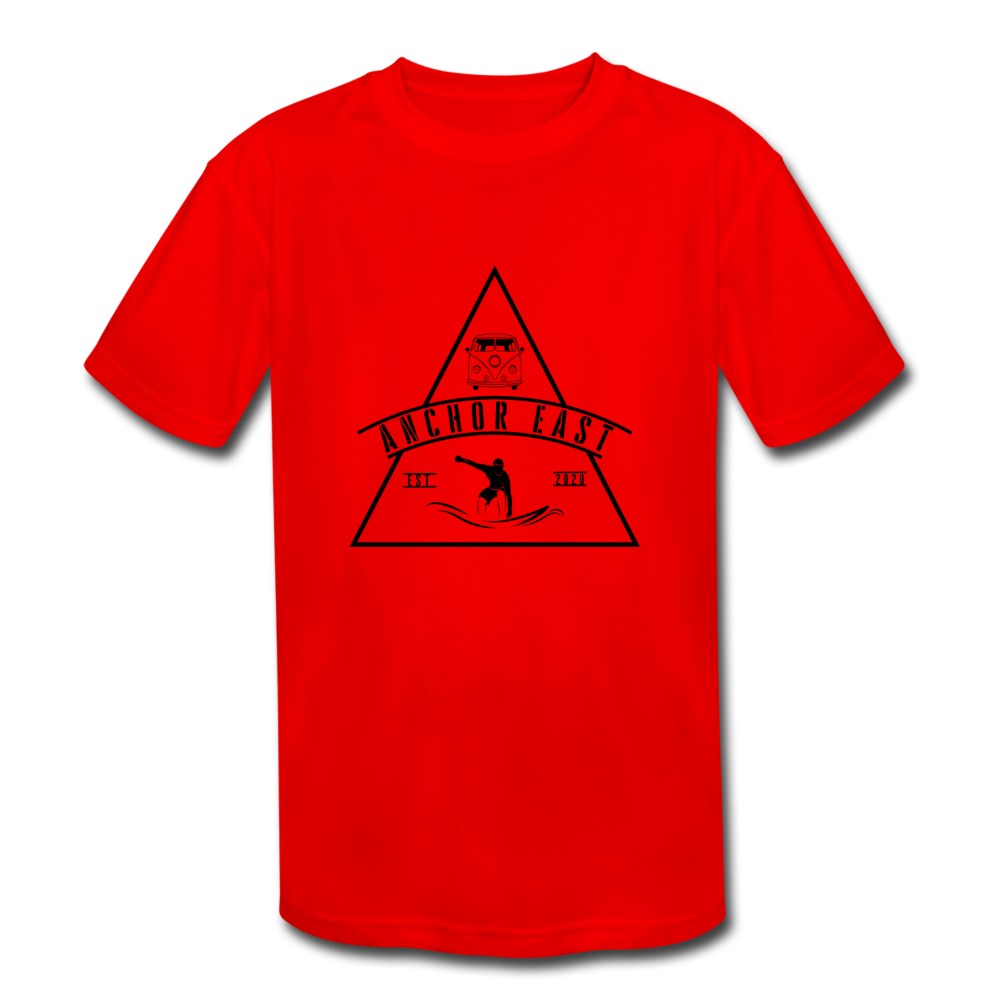 Boys Dri Fit Surf Competition Tee - red
