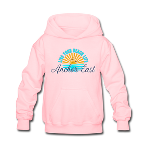 Girls Live Your Beach Life Hoodie - pink