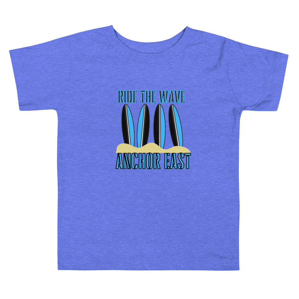 Boy Toddler Ride The Wave Tee
