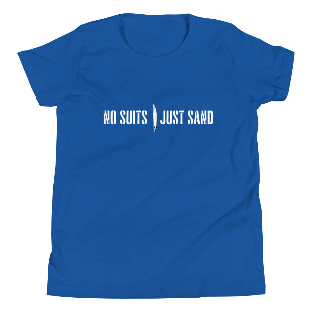 Boys No Suits Just Sand Tee